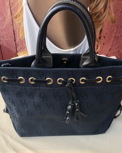 Dooney Bourke Vintage Hobo Black Purse