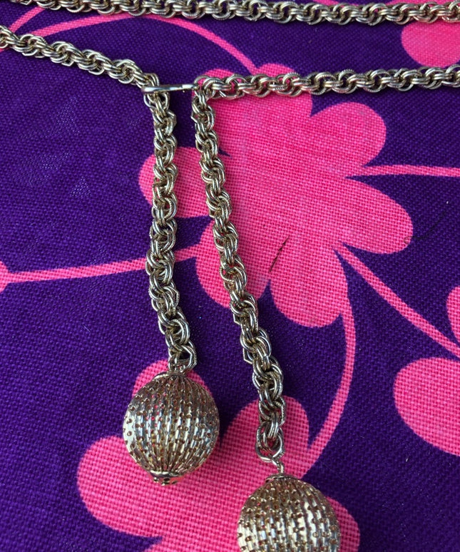 Gold metal 1970s disco belt beautiful quality
