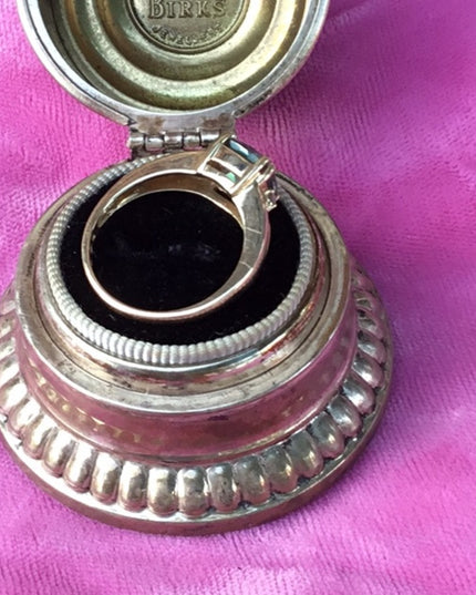 10k gold mystic Topaz & diamond ring