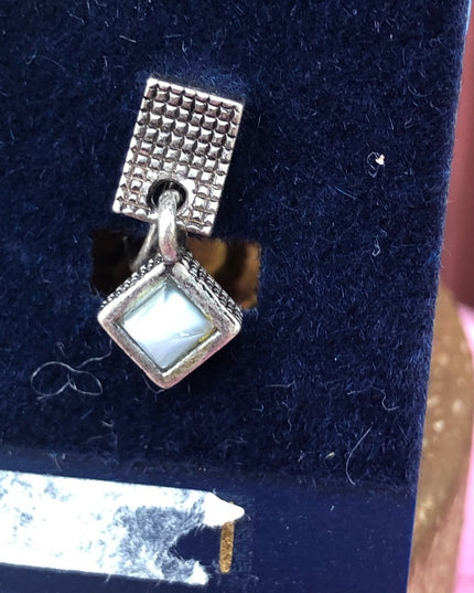 Vintage New Givenchy earrings clip screw Gold finish w faux pearl