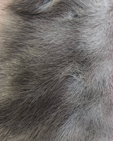Vintage 44” Silver Mink fur stole collar scarf