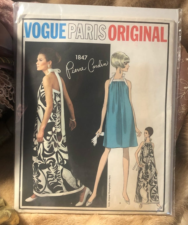 Vogue Paris 1847 Pierre Cardin Sewing Pattern VTG