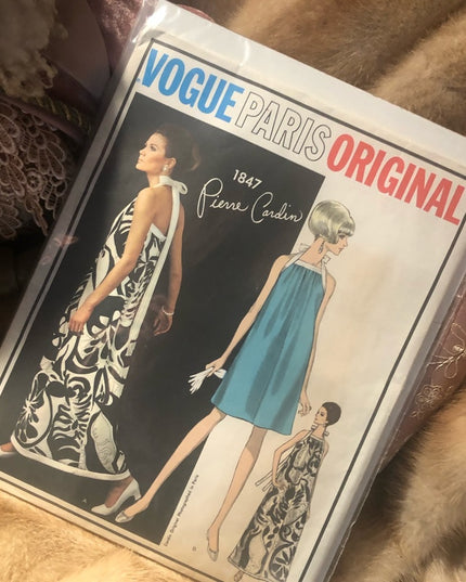Vogue Paris 1847 Pierre Cardin Sewing Pattern VTG