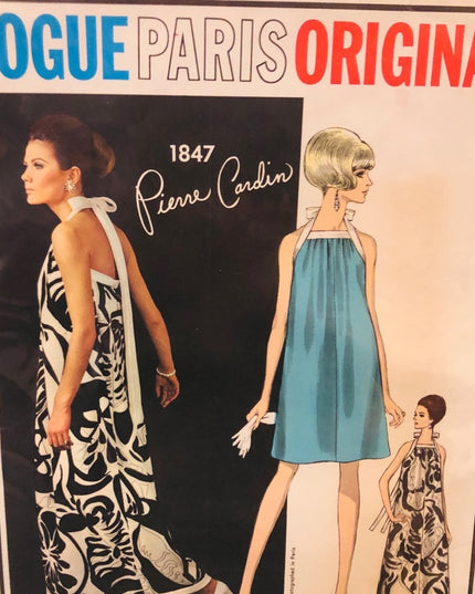 Vogue Paris 1847 Pierre Cardin Sewing Pattern VTG