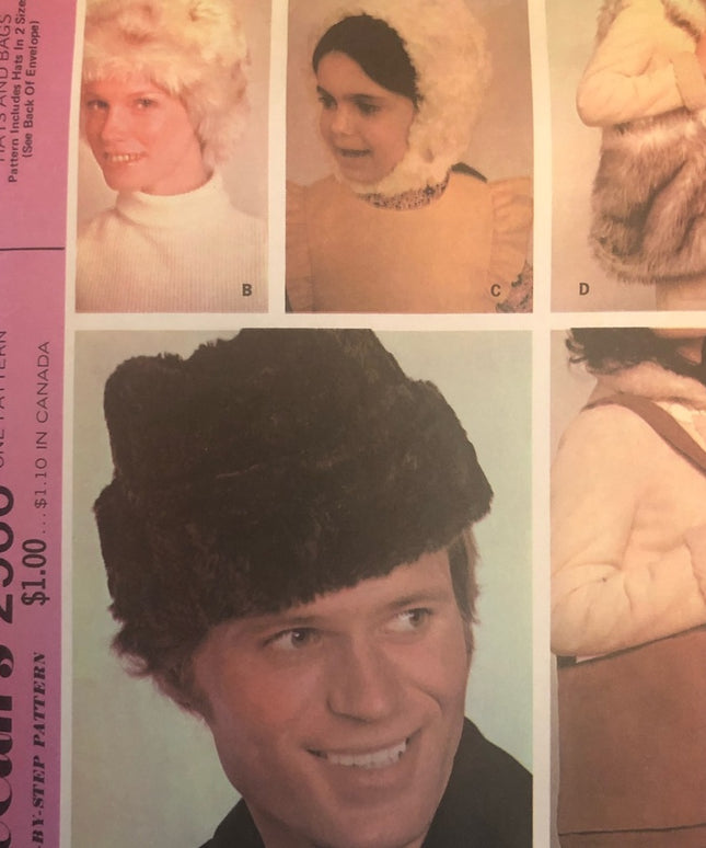 VTG Mccalls Sewing pattern Hata & Bags UNCUT
