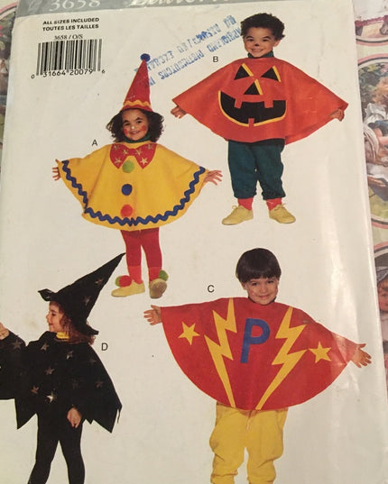 Butterick toddler sewing pattern costume