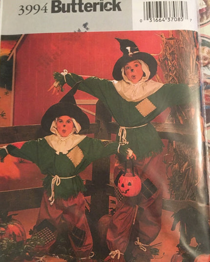 Butterick Sewing pattern childrens scarecrow