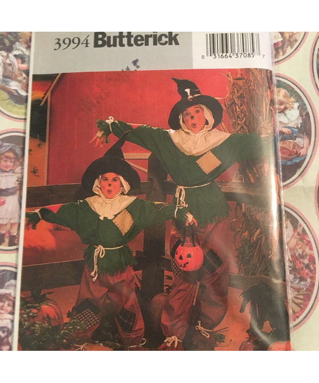 Butterick Sewing pattern childrens scarecrow