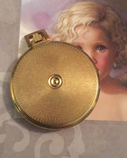 Vintage Magestime Pocket watch gold 17 jewls
