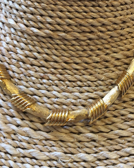 Vintage 1980s Monet chunky heavy choker necklace