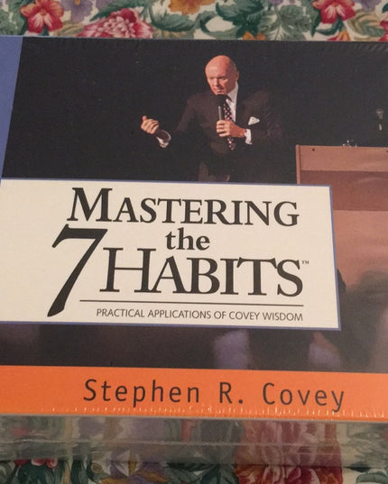 Books ON CD Audio Mastering the Habit x2 set Covey