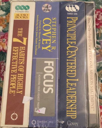 Books ON CD Audio Mastering the Habit x2 set Covey