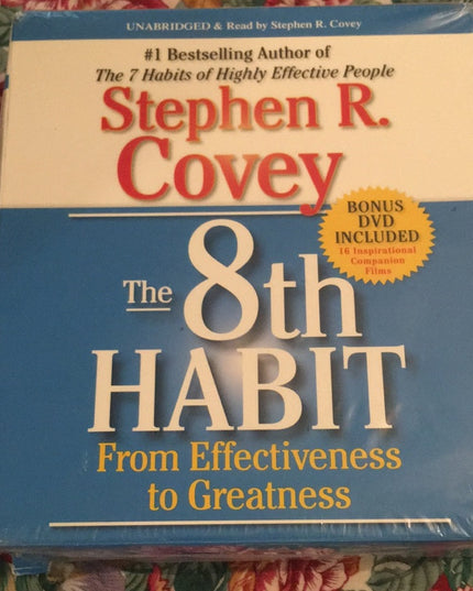 Books ON CD Audio Mastering the Habit x2 set Covey