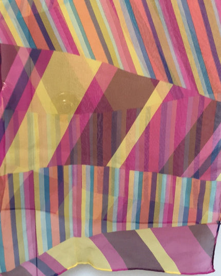 Beautiful colorful pink lines dots scarf So pretty