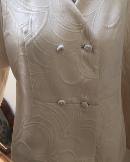 Italian Vintage Modyva Heavy cream winter coat