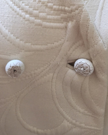 Italian Vintage Modyva Heavy cream winter coat