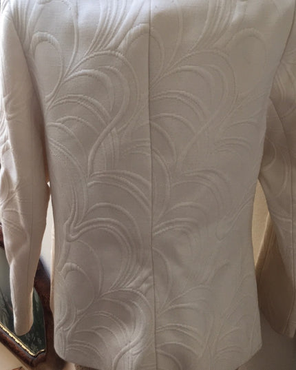 Italian Vintage Modyva Heavy cream winter coat