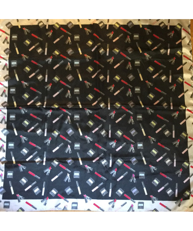 Shiseido Scarf wrap Lipstick eye shadow print
