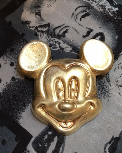 Vintage sterling Mickey Mouse brooch pendant