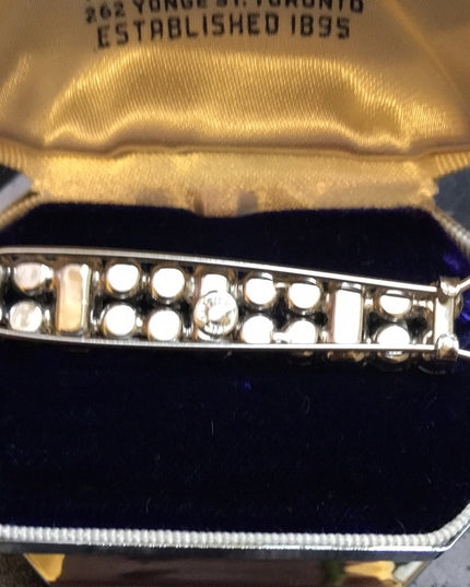 Jay Flex sterling silver crystal scarf clip