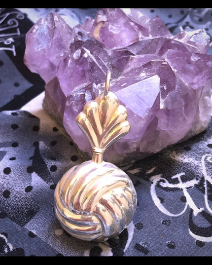 Vintage Sterling 925 perfume poison pendant