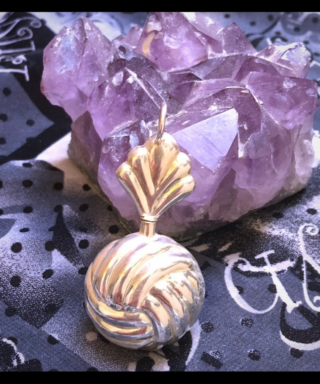 Vintage Sterling 925 perfume poison pendant