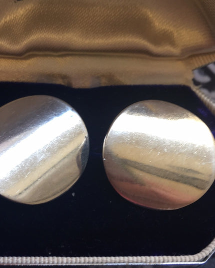 Sterling 925 chunky VTG clip on earrings