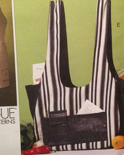Vogue sewing pattern Market Bags NEW
