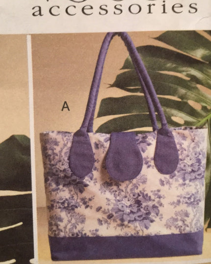 Vogue sewing pattern Totes & organizers NEW