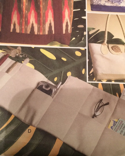 Vogue sewing pattern Totes & organizers NEW