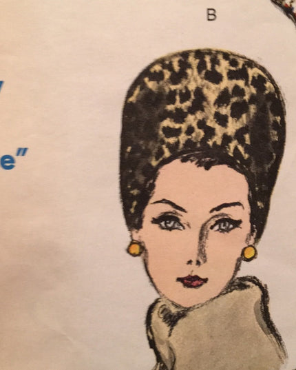 ORIG VTG Vogue Hat pattern UNCUT RARE