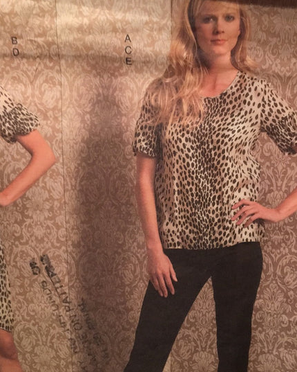 Vogue Sewing pattern DKNY top dress slip pants +