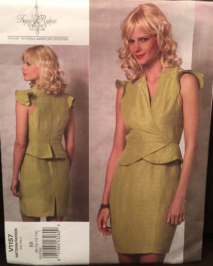 Vogue dress sewing pattern UNCUT Tracy Reese