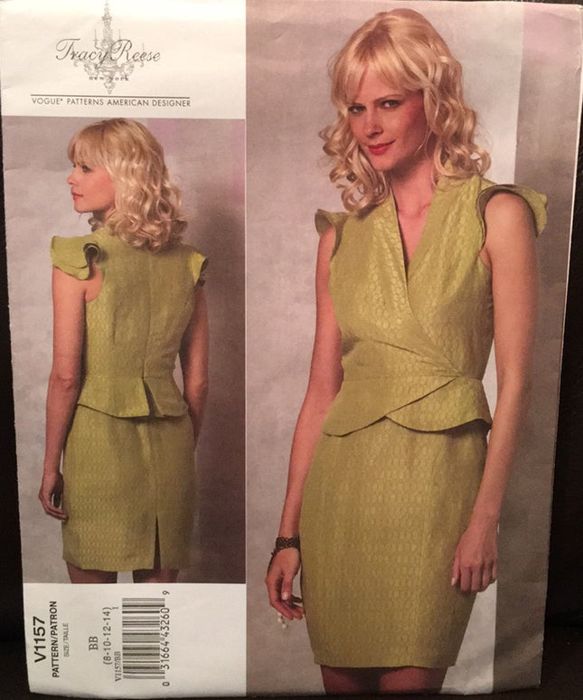 Vogue dress sewing pattern UNCUT Tracy Reese