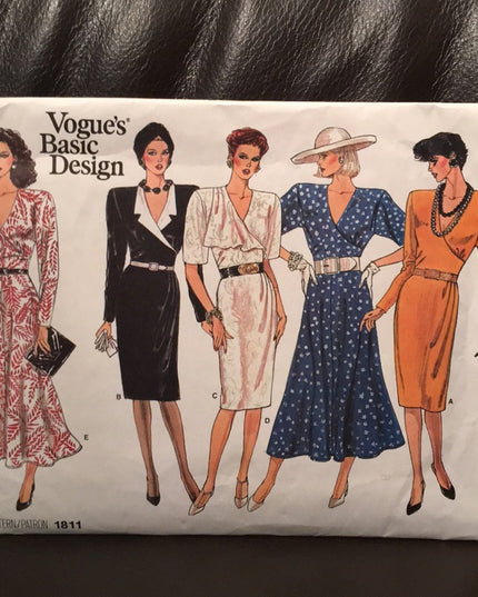 VTG Vogue dress design sewing pattern NEW