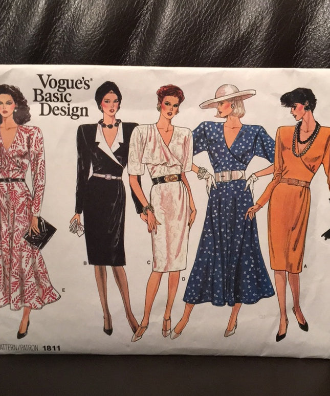 VTG Vogue dress design sewing pattern NEW