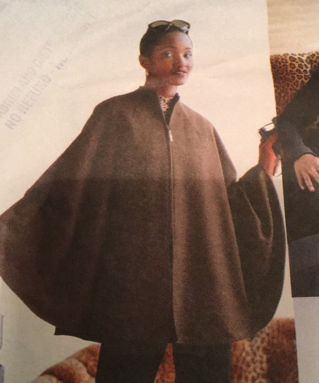 Vogue sewing pattern Dress vest Cape jumper Uncut