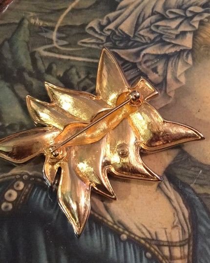 Vintage Swarovski (swan) crystal bird brooch