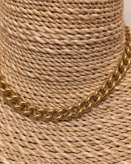 VTG Swarovski (SAL) Crystal Gold necklace