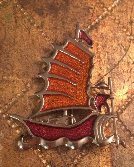 VTG Sail boat Sarah Coventry Brooch