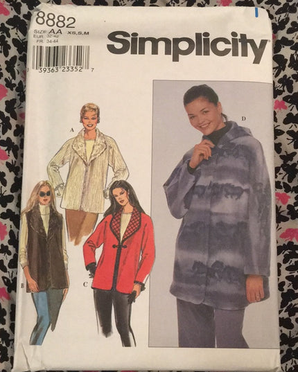 Simplicity Sewing pattern Jacket vest Uncut