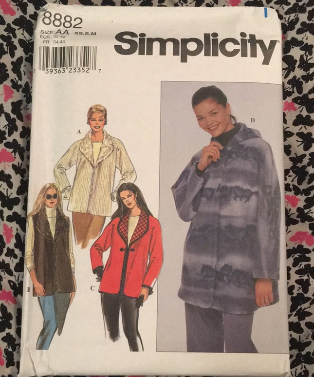 Simplicity Sewing pattern Jacket vest Uncut