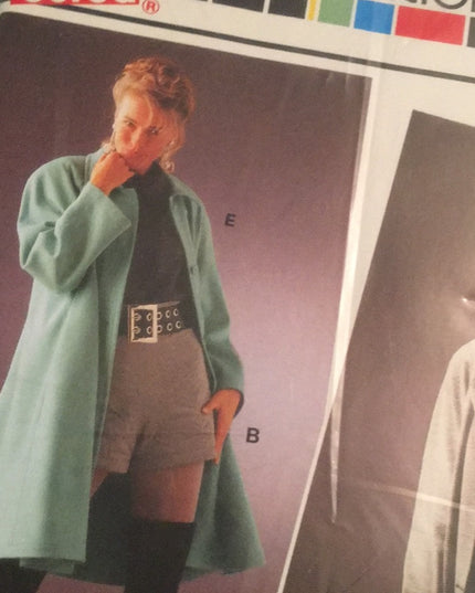 BURDA Sewing pattern Coat pants shorts UNCUT