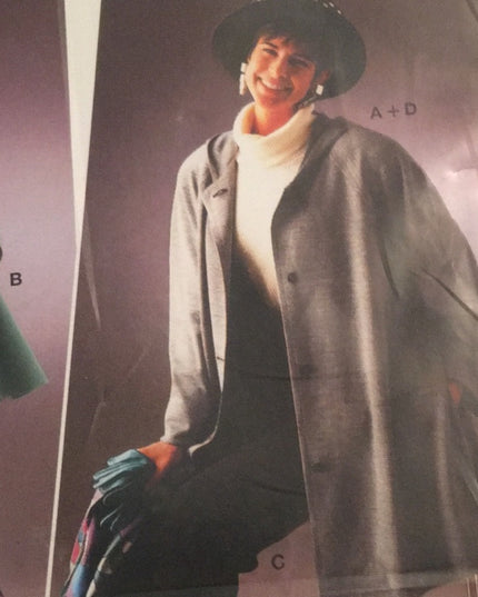 BURDA Sewing pattern Coat pants shorts UNCUT