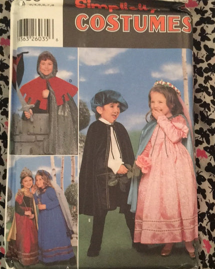 Simplicity Sewing pattern Uncut child costume