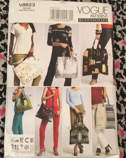 Vogue UNCUT sewing pattern Purses Bags