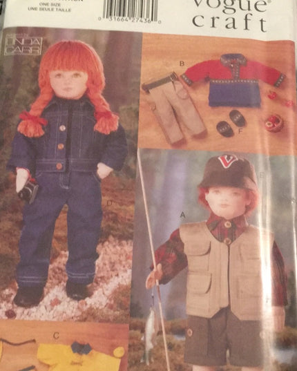 LOT Vogue craft doll Sewing patterns UNCUT Muppets Miss Piggy