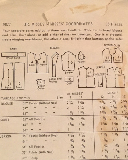 VTG 1950s Butterick Dress sewing pattern UNCUT