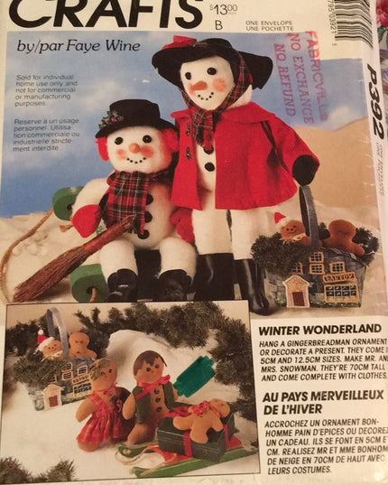 UNCUT Sewing pattern Craft LOT dogs hats christmas