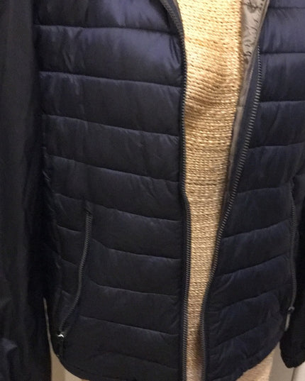 Mens SM Calvin Klein Windbreaker puffer Blue LOGO
